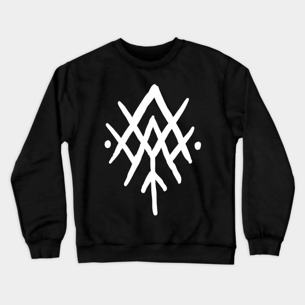 kvíði white Crewneck Sweatshirt by sederearts